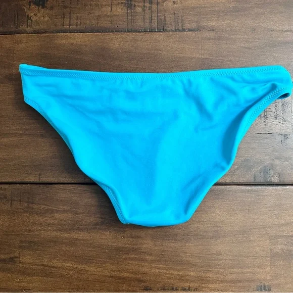 VINTAGE Y2K Luxury-Look Gold Metal Detail Swim Bottoms S - Picture 3 of 8